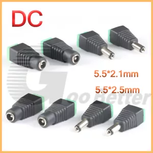 DC Steckverbinder Hohlbuchse Hohlstecker 5,5x2,1/2.5mm Adapter Netzteil Kupplung - Bild 1 von 15