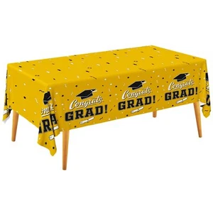 Graduation Party Decorations Gongrats Grad Tablecover for Graduation Party Su... - Picture 1 of 6