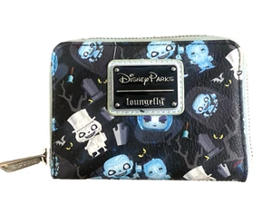 Loungefly Funko Disney Parks Haunted Mansion Zipper Wallet ZipAround Card Holder - Picture 1 of 20
