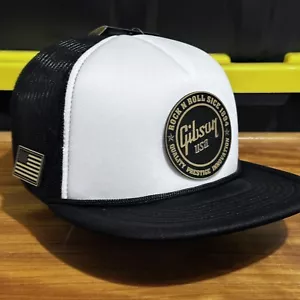 Gibson USA Snapback Style Herren Trucker Mütze Snapback Logo Decky Hat - Bild 1 von 6
