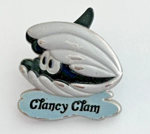 Vintage Sea World Seaworld Clancy Clam Pin - Picture 1 of 3