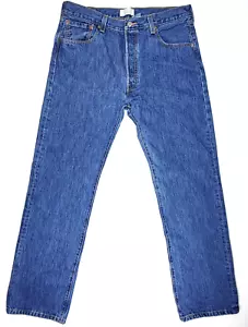 Jeans Vintage Levi's 501 Azul Denim Crudo WPL-423 - Para Hombre W36 L32 - Hechos en México - Imagen 1 de 14