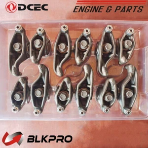 6* OEM DCEC Intake Exhaust ROCKER ARMS Shafts Support For Cummins 8.3C ISC Lever - Bild 1 von 3
