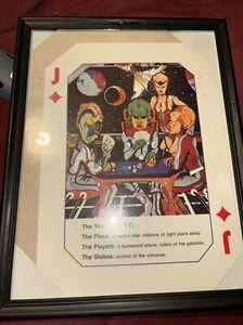 1980 FACTORY ORIGINAL WILIAMS ALIEN POKER 4 PAGE PINBALL FLYER Used perfect - Picture 1 of 8