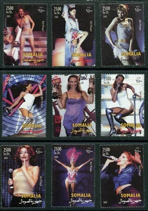 Kylie Minogue australische Sängerin neuwertig 9er Set Briefmarken 2002 Musik Promi - Bild 1 von 1