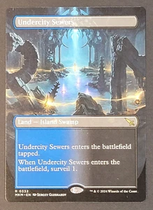 MTG - 1x Undercity Sewers - Murders at Karlov Manor - NM - Borderless - Magic - Picture 1 of 7
