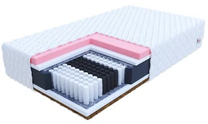 Matratze STARNBERG 22cm 7 Zonen Taschenfederkern Antiallergisch VISCO H3 H5 - Bild 1 von 12