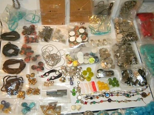 New Huge Mixed Bulk Sale items jewelry making & craft supplies lot (O20)(1J) - Picture 1 of 14