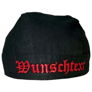 Bandana Wunschtext Paintball eigener Text Cap Sandana Kopftuch bestickt gestickt - Bild 1 von 13