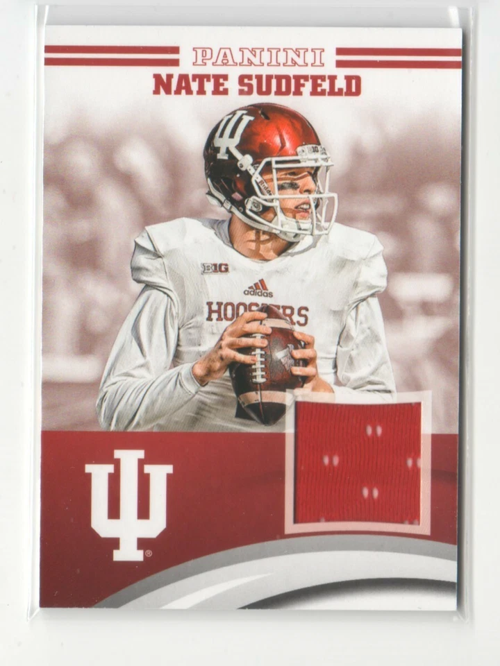 2016 Panini Collegiate Indiana Jersey Nate Sudfeld - Flat S/H - Image 1 of 1