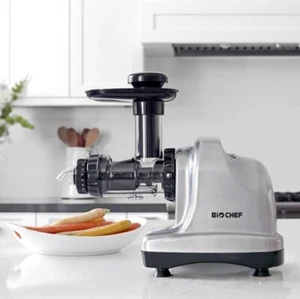 BioChef Axis Living Juicer Horizontal Masticating Slow Juicer Silver REF4412 - Picture 1 of 13