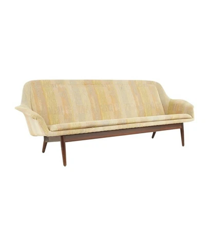 Arne Vodder for George Tanier Mid Century Danish Walnut Loveseat Cover