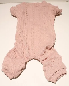 Hund Pyjama Overall Kleidung leicht gestrickt 15 Zoll Länge - Bild 1 von 5