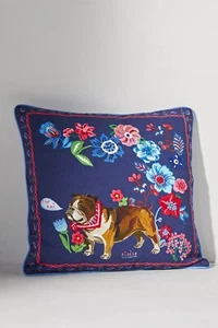 Anthropologie Nathalie Lete Embroidered Pillow - Picture 1 of 8