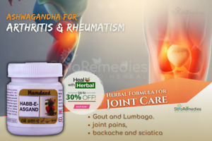 Hamdard Habbe Asgand Herbal Reduces Joint Pain Relieves Gout Lumbago & Sciatica
