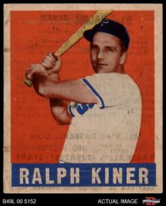 1948 Leaf #91 Ralph Kiner Pirates RC HOF 2 - GOOD B49L 00 5152