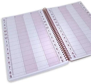 Notebook Planner, 4 Column Appointment Book – Large 8.5" x 13.5" Undated 2025... - Picture 1 of 9