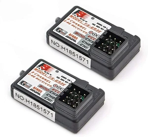 2PCS Flysky FS-GR3E AFHDS 2.4G 3CH Receiver for GT3B GT2 GT3C Transmitter - Picture 1 of 12