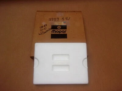 Dodge Truck Ramcharger Trailduster 1974-1983 nuevo en stock MoPar consola cubierta refrigerador Foto 1 de 2