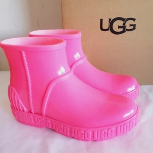 NEW KIDS GIRLS 5 TAFFY PINK UGG DRIZLITA TPE RAIN SNOW BOOTS 1130361K WOMENS 7 - Picture 1 of 6