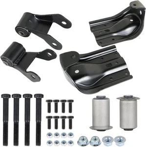 Rearward Leaf Spring Shackle Bracket Hanger Repair Kit Replacement for Chevy - Picture 1 of 6