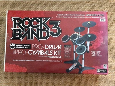 Rock Band 3 *NEW * PRO Drums + PRO Cymbals Kit For PlayStation 3 / 4 / 5  - Image 1 of 4