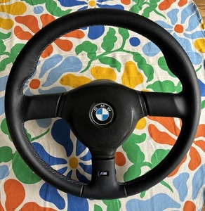 BMW E30 Mtech 2 385mm Steering Wheel Retrimmed - Picture 1 of 8