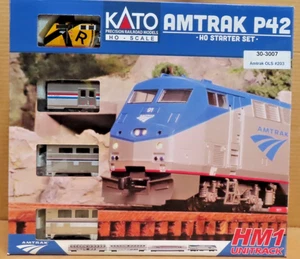 KATO 30-3007 AMTRAK P42 STARTED SET HO SCALE - Picture 1 of 3