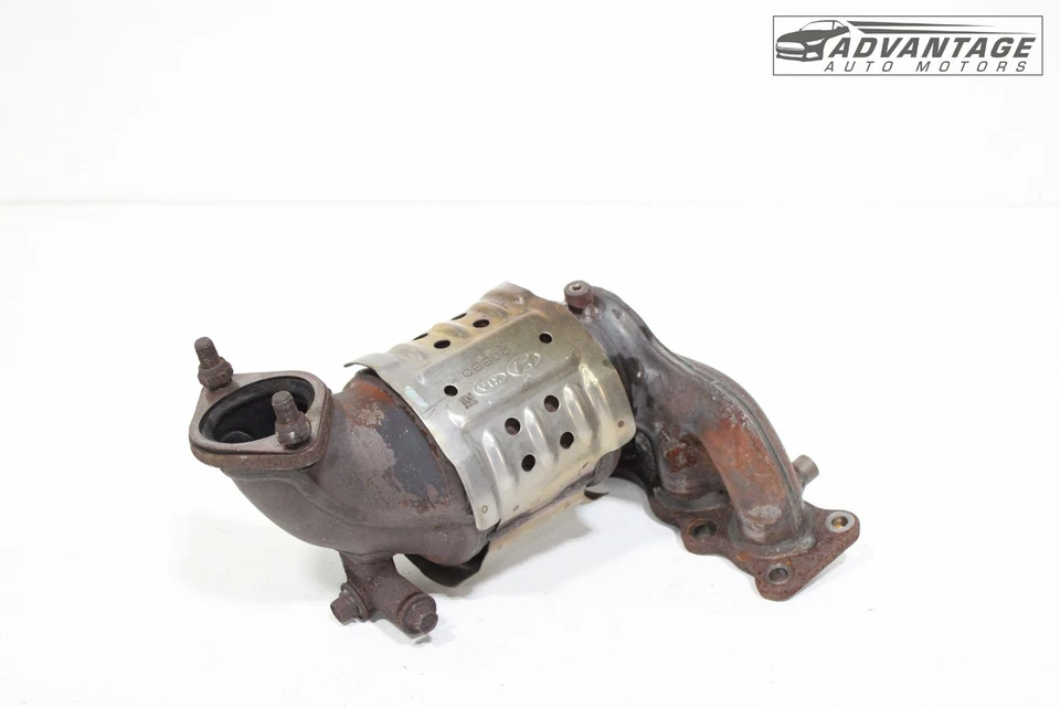 HYUNDAI SANTA FE 2019-2020 2,4 L TUBO COLECTOR DE ESCAPE DELANTERO CON ESCUDO TÉRMICO OEM Foto 1 de 4