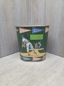 Vintage Baseball Garbage Can 1940-1953 Era Antique Great Display Rare - Picture 1 of 9