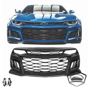 For 2016-2018 Chevy Chevrolet Camaro ZL1 Style Full Front Bumper+Fog light - Bild 1 von 7