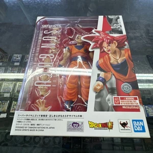 SH Figuarts Dragonball Z Son Goku Super Saiyan Dios de la Virtud Figura Bandai Nuevo - Imagen 1 de 11