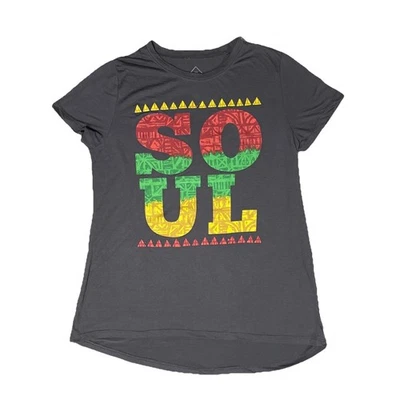 Camiseta SOUL Grande Bien Usada Company Los Angeles Mujer’s Talla XL Reggae Colorway Foto 1 de 4