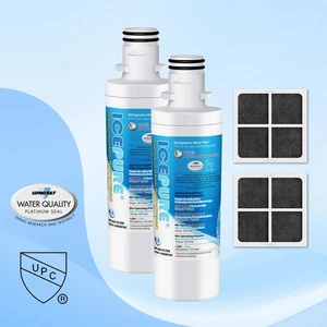 RWF4700AC Fit for LG LT1000P MDJ64844601 ADQ74793501 LT1000PC & Air Filter 2PACK - Picture 1 of 8