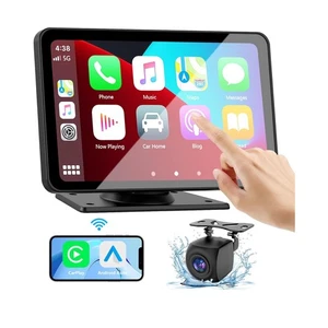 ZEMBUKIL Apple Carplay 7” Touch Screen with Back Up Camera and Mount - Picture 1 of 6