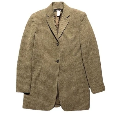 Blazer informal de negocios vintage Jones New York forrado con botones tostado talla 4 Foto 1 de 4