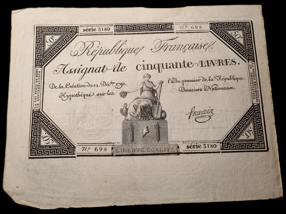 Assignat De 50 Livres - image 1 of 1
