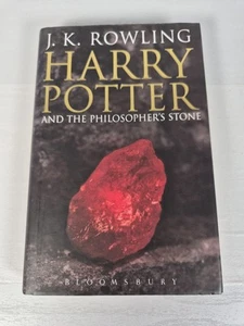 Harry Potter and the Philosopher's Stone J. K. Rowling Adult Hardcover Edition - Foto 1 di 7