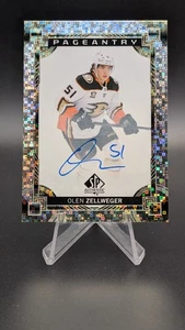 AUTO 24-25 Upper Deck SP Authentic Olen Zellweger Pageantry AUTO Anaheim Ducks - Picture 1 of 2