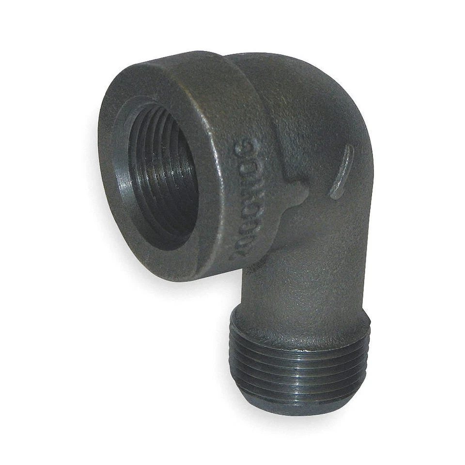 APPROVED VENDOR 1LBW4 90 Street Elbow, Malleable Iron, 3/8 in 1LBW4 - Image 1 of 1