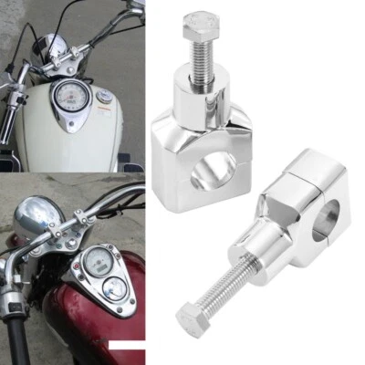 Guidão cromado barra riser motocicleta para Yamaha Road Star 1600/1700 barras de 1"" - Imagem 1 de 4