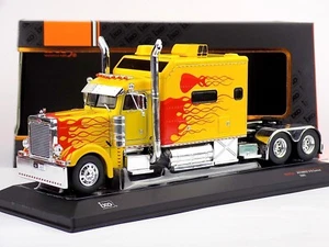 2002 PETERBILT 379 TRACTOR TRUCK-3 ASSI YELLOW RED 1:43 SCALE BY IXO MODELS - Picture 1 of 7