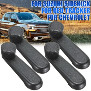 4 x Window Crank Handle for 1989-1998 Suzuki Sidekick Chevrolet Geo Tracker S10 - Picture 1 of 4