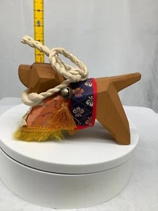Campana de arcilla japonesa cerámica Dorei antigüedades asiáticas tosa de madera perro 5,9x2,7x3,9 pulgadas - Imagen 1 de 12