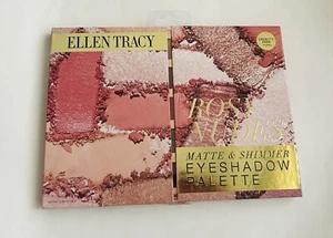 New Ellen Tracy Rosy Nudes Matte & Shimmer Eyeshadow Palette - Picture 1 of 15