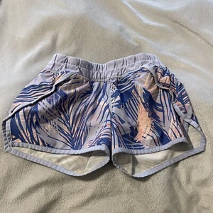 Ivivva girl multicolored graphic lined breathable active shorts, size 10 - Picture 1 of 6