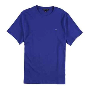 NWT Michael Kors Men's Basic Crewneck Cotton T Shirt Marine Blue Sz XL - Picture 1 of 3