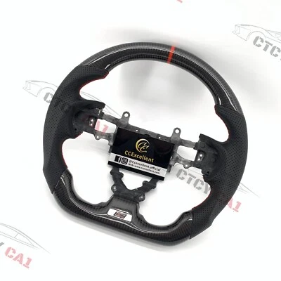 Custom Carbon Fiber Steering Wheel For Honda 9th gen Civic/SI 2012-2015 - Image 1 of 4