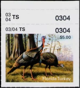 XItem Florida Turkey Stamp 2003 $5.00 (not issued - scarce) - Picture 1 of 1