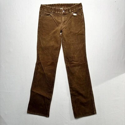 Pantalones de pana J.Crew Favorite Fit Bootcut para mujer 2R marrón algodón elástico tiro medio Foto 1 de 4